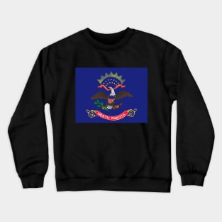 North Dakota Flag Crewneck Sweatshirt